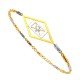 Ashen Gold Infinity Bracelet