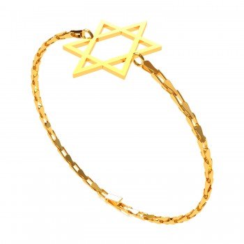 Star Gold Breaded Bracelet