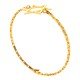 Star Gold Breaded Bracelet