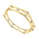 The Diamond Cluster Fashion Bangle