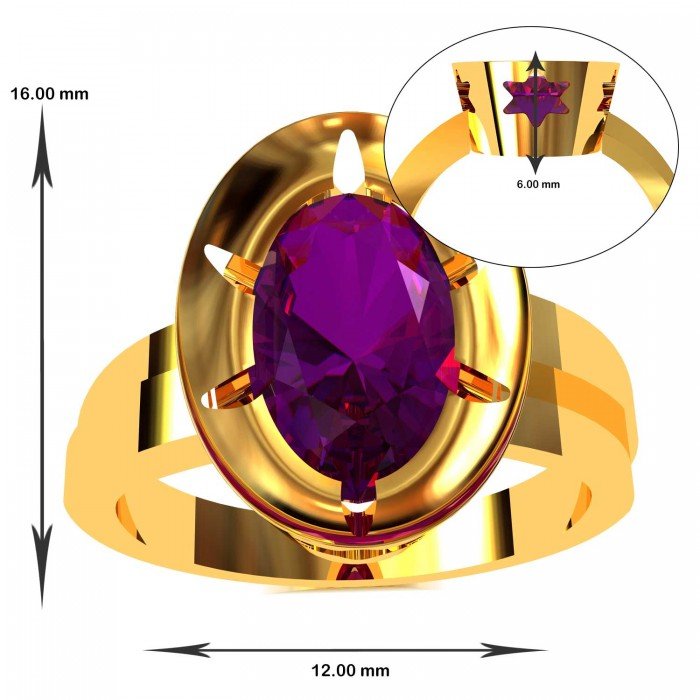 Amethyst Engagement Ring