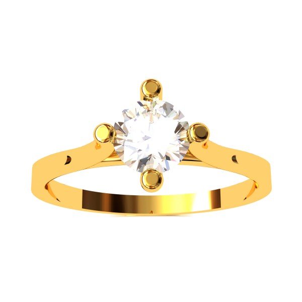 The Bonbi Solitaire American Diamond Ring The Bonbi Solitaire American Diamond Ring