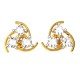 Three Stone American Diamond Earring