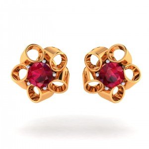 Ruby Earring