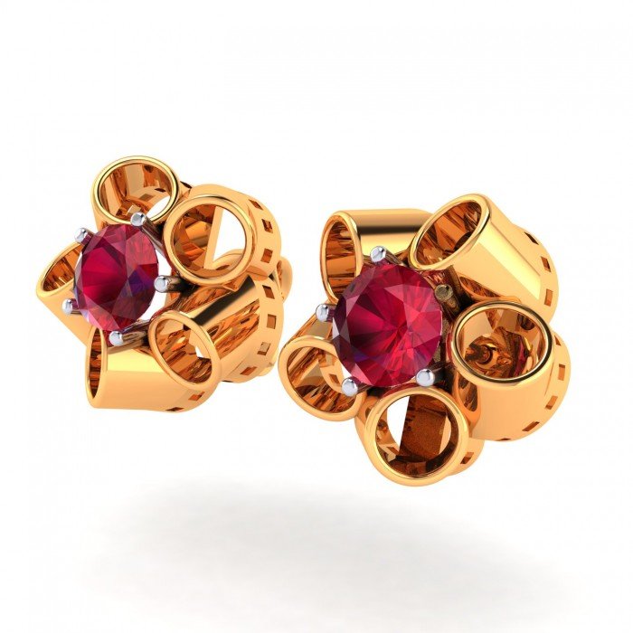 Ruby Earring