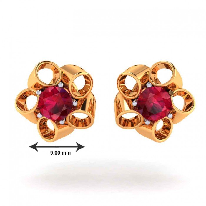 Ruby Earring