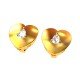 Gold Heart Earring