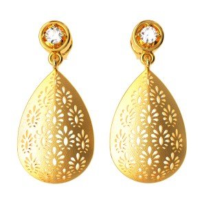 Akshay American Diamond Jumka