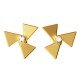 American Diamond Gold Earrings