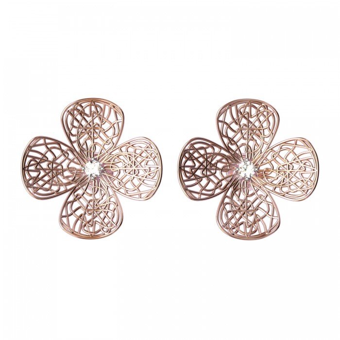 Rose Gold Earrings India