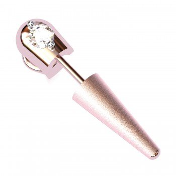 Rose Gold American Diamond Stud