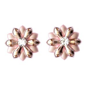 Rose Gold American Diamond Studs