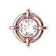 Rose Gold American Diamond Stud Earring