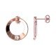 Rose Gold American Diamond Earring