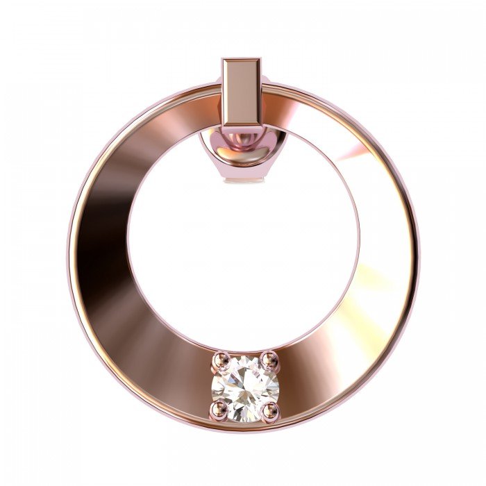 Rose Gold American Diamond Earring