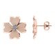 Rose Gold American Diamond Earrings