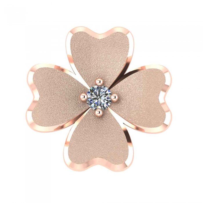 Rose Gold American Diamond Earrings