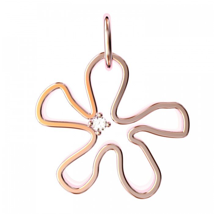 Rose Gold Pendant Charm