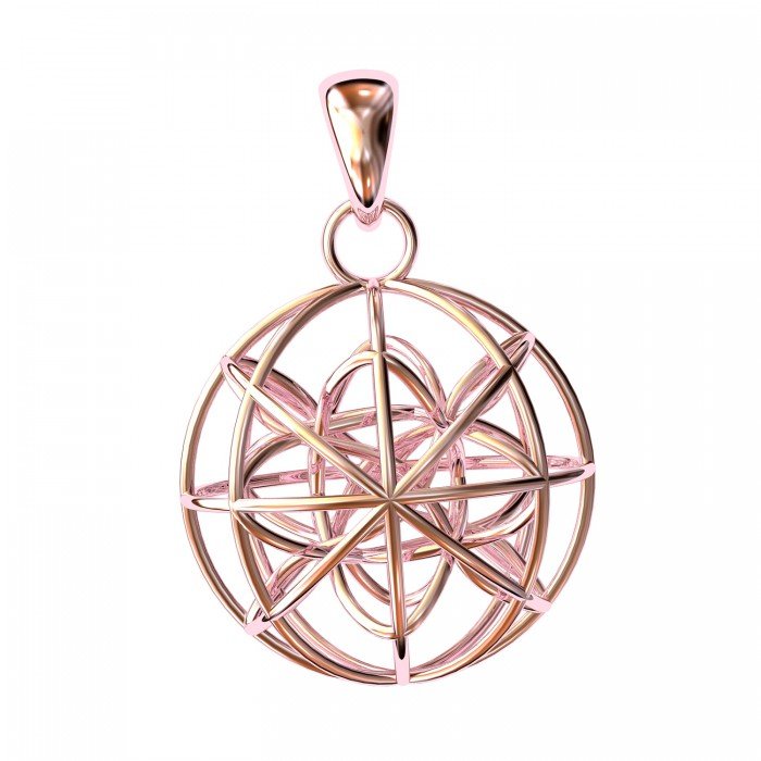 The Zulus Pink Gold Pendant