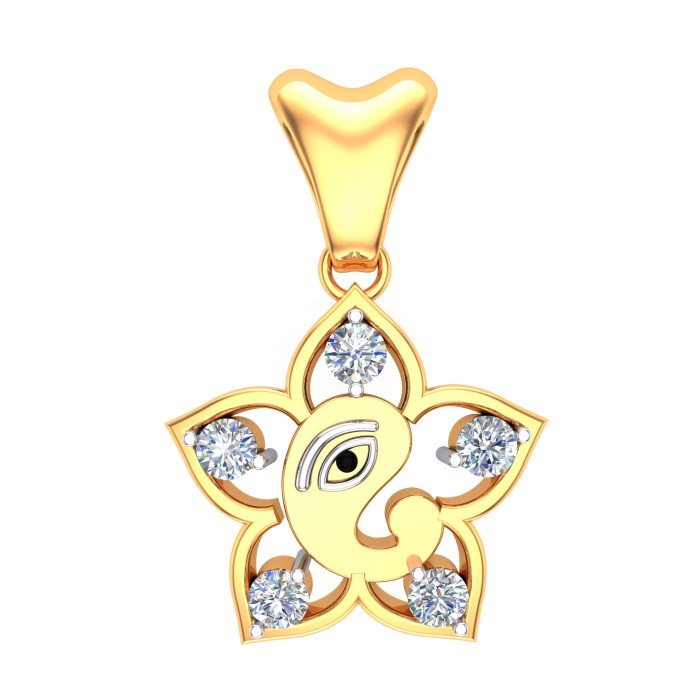 The Ganesh Yellow Pendant