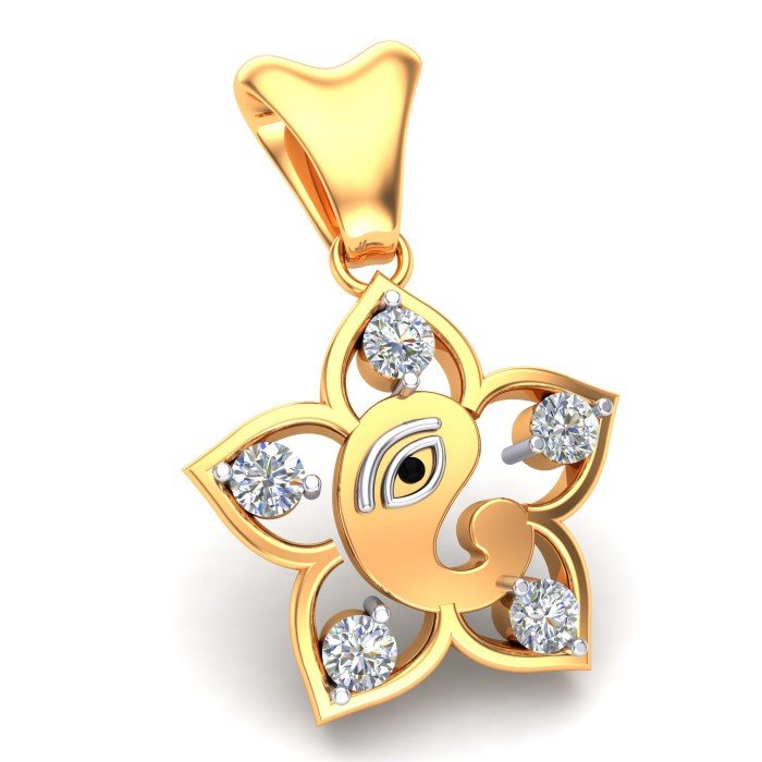 The Ganesh Yellow Pendant