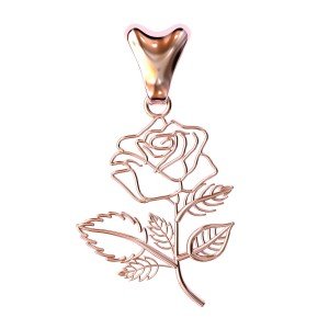 Pink Rose Gold Pendant