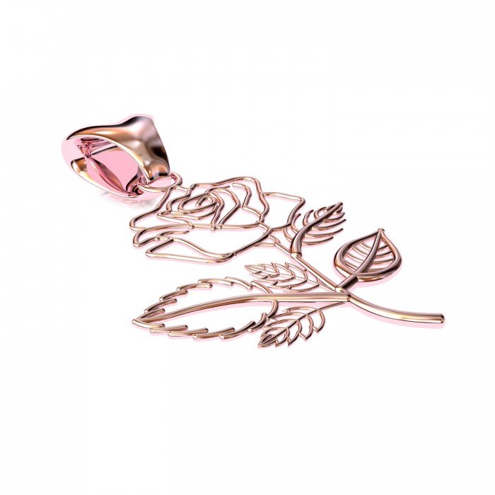 Pink Rose Gold Pendant