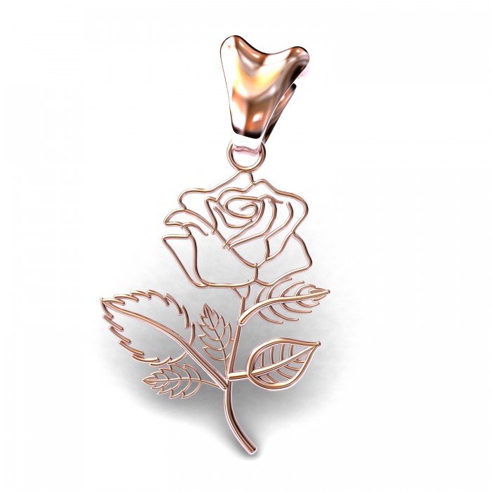 Pink Rose Gold Pendant