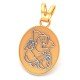 Om Ganapati Yellow Gold Pendant