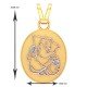 Om Ganapati Yellow Gold Pendant