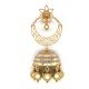 Golden Pearl 18K Gold Jhumka