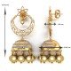 Golden Pearl 18K Gold Jhumka