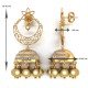 Golden Pearl 18K Gold Jhumka