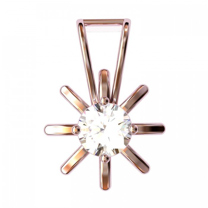 Star Solitaire Pendant