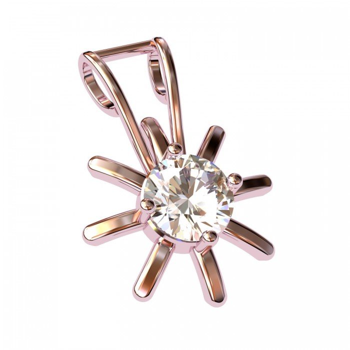 Star Solitaire Pendant