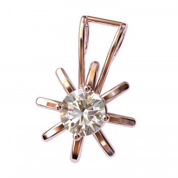 Star Solitaire Pendant