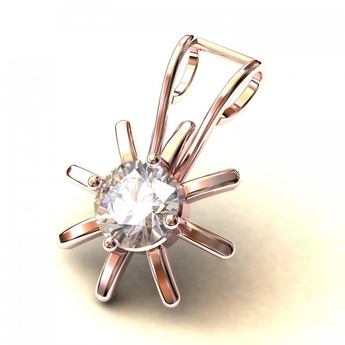 Star Solitaire Pendant