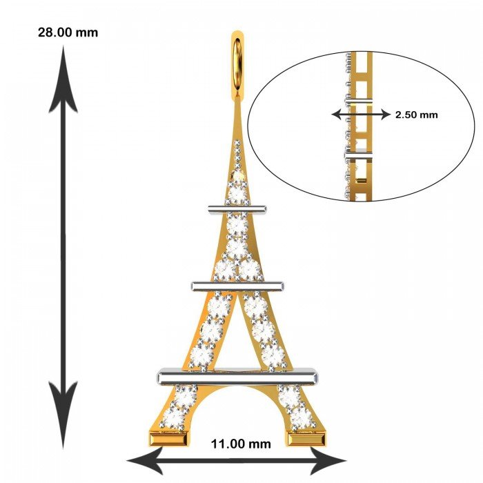 Eiffel Tower Pendant