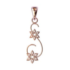 Sparkle Rose Gold Pendant