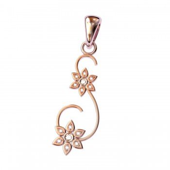 Sparkle Rose Gold Pendant