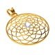 The Net Ball Solitaire Pendant