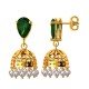 Emerald Gold Jhumka