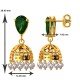 Emerald Gold Jhumka