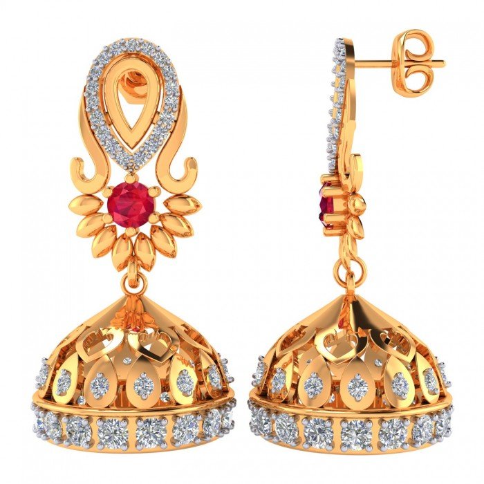 Ruby Jhumkas