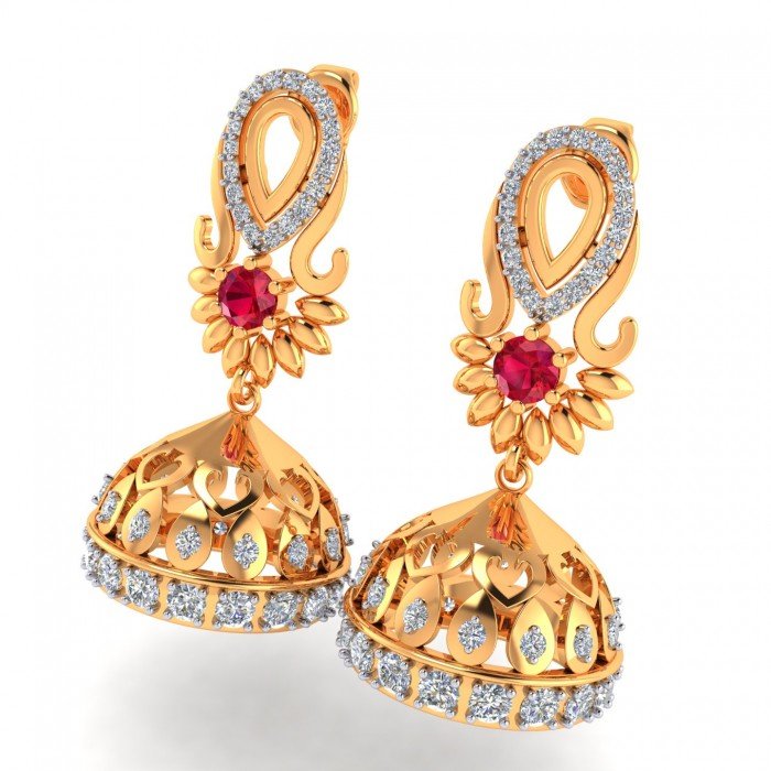 Ruby Jhumkas