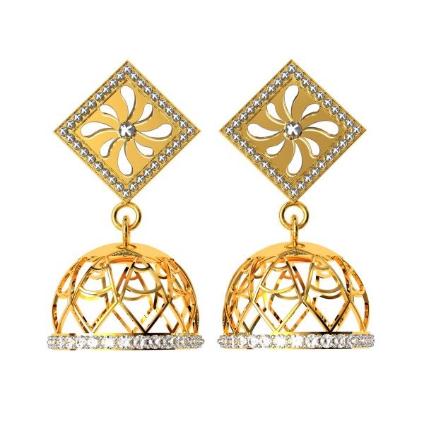Stylish Gold Jhumka Stylish Gold Jhumka
