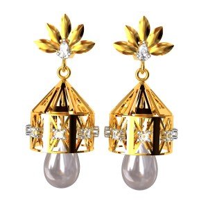 Pearl Jhumkas