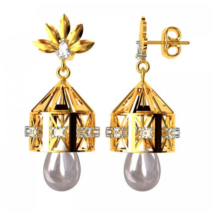 Pearl Jhumkas