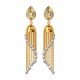 Long Pearl Jhumka Earrings