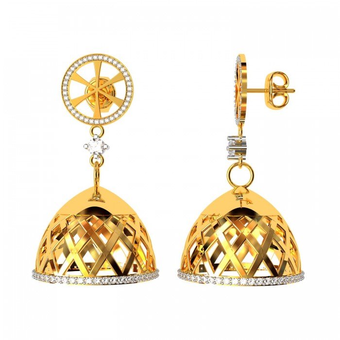 Jhumki Style Earrings